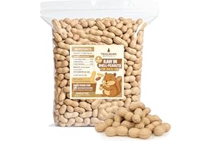 Trailmark Naturals - 5 LB - Raw Peanuts For Squirrels, Raw In Shell Peanuts For Birds and Wildlife- Squirrel Food, Wild Bird Seed - Grown in The USA