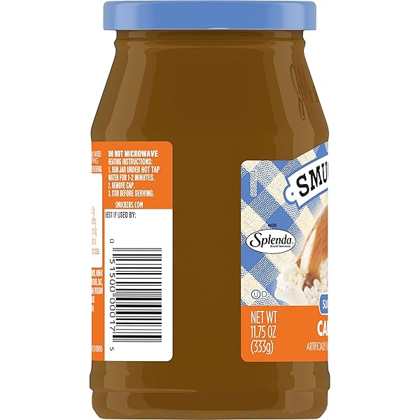 SMUCKER’S SUGAR FREE CARAMEL FLAVORED TOPPING, 11.75 OUNCES (PACK OF 6)