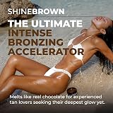BYROKKO Shine Brown Chocolate Tanning Accelerator 200ml Sunbed Indoor Outdoor view 2