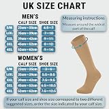 360 Relief 2 Pairs Compression Socks 15-20 mmHg Beige 4XL Travel Flight view 3