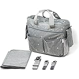 Borsa Fasciatoio Leggera Per Bambino – Con Cerniera E Tracolla Regolabile – Accessorio Per Carrozzina E Viaggi
