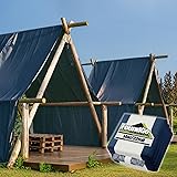 FoundGo Canvas Tarp 10'*16' Heavy Duty Water