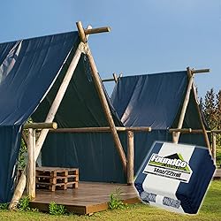 FoundGo Canvas Tarp 10'*16' Heavy Duty Water