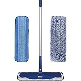 Bona Premium Microfiber Floor Mop, Includes Microfiber Cleaning Pad and Microfiber Dusting Pad