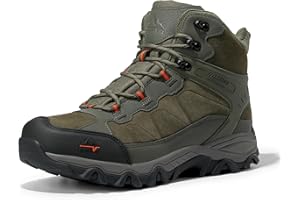 NORTIV 8 Men's Waterproof Hiking Boots Outdoor Backpacking Mountaineering Shoes