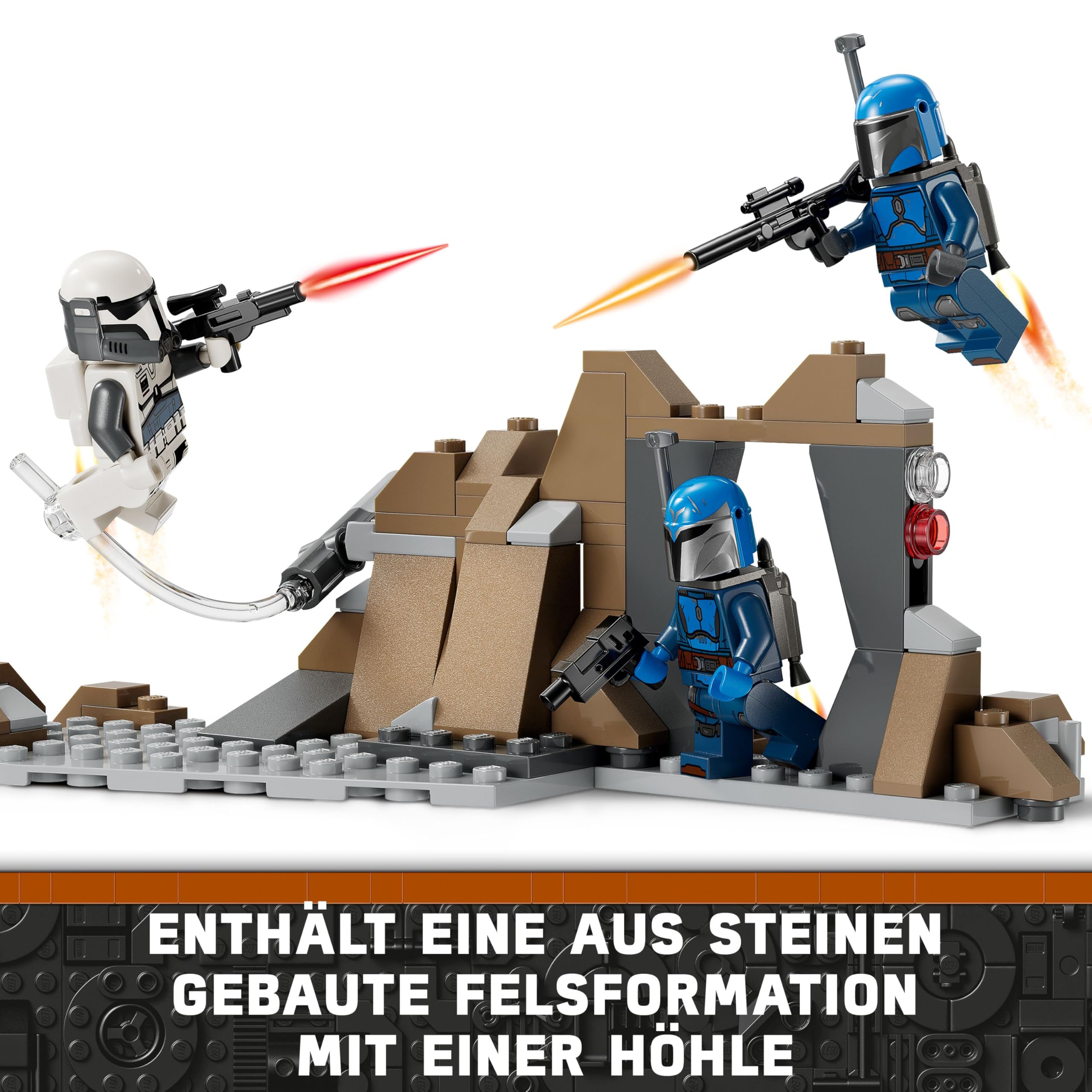 LEGO Star Wars: The Mandalorian Hinterhalt auf Mandalore Battle Pack, Abenteuer-Bauspielzeug für Kinder, Action-Spielset zum Sammeln, Geschenkidee für Jungen und Mädchen 75373 5