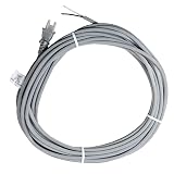 HQRP AC Power Cord Compatible with Shark Navigator Lift-Away NV350 NV351 NV352 Upright Vacuum
