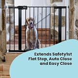 Safety 1st Easy Close Metal 7cm Gate Extension Black for Easy Close Metal Gate view 2