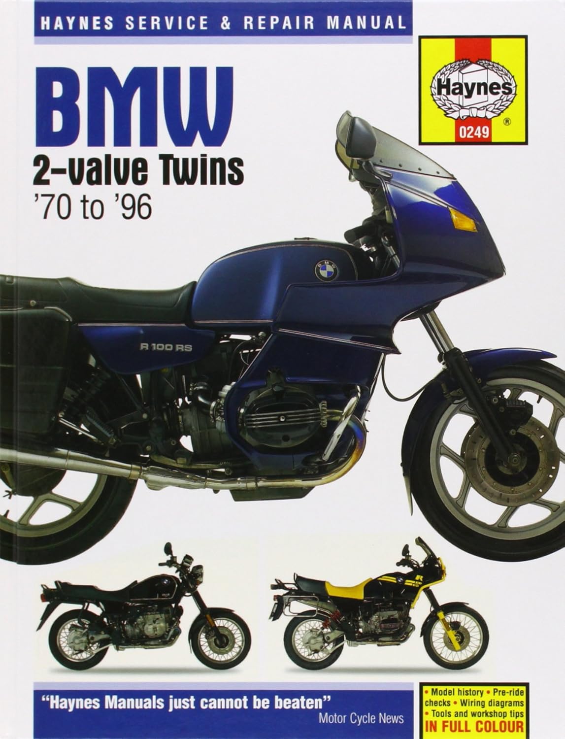 Amazon.com: BMW 2-Valve Twins Haynes Repair Manual (1970 - 1996): Haynes  Haynes: Automotive