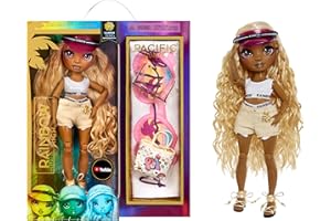 Rainbow High Pacific Coast Harper Dune- Sand (Light Yellow) Fashion Doll with Outfit, Pool Accessories Playset, Interchangeable Legs, Toys for Kids, Great Gift for Ages 6-12+ Years