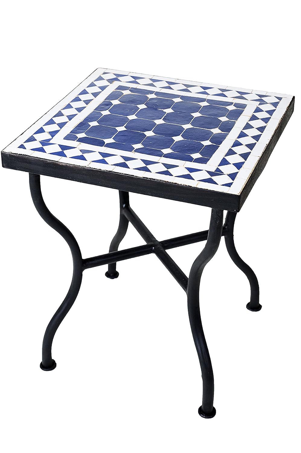 Amazon.de: ORIGINAL Marokkanischer Mosaiktisch Gartentisch 40x40cm Groß ...