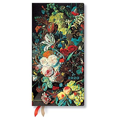 2020 Slim Paperblanks Weekly Planner (3.5 x 7 Horizontal) (Van Huysum Slim)