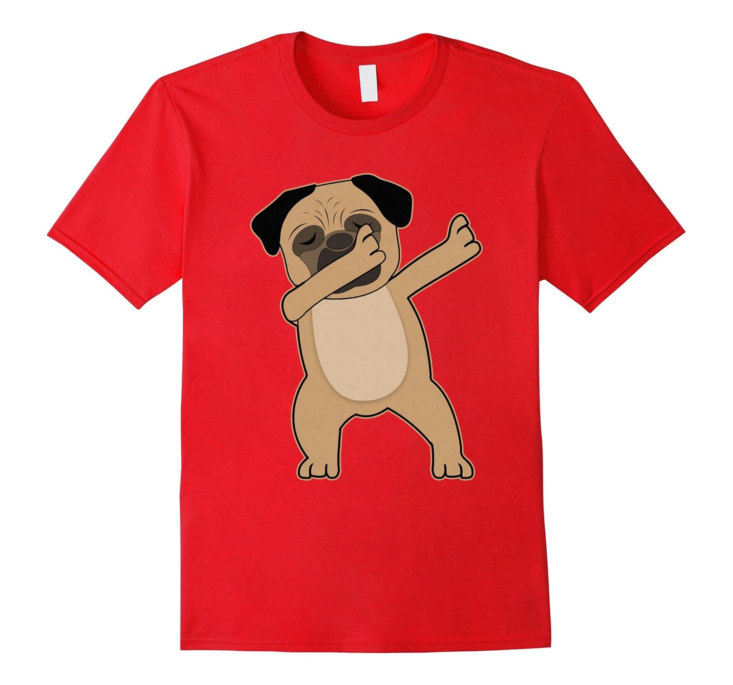 Dabbing Pug - Pug Dab - Pug Dabbing Cute Funny Dog T-Shirt-ANZ