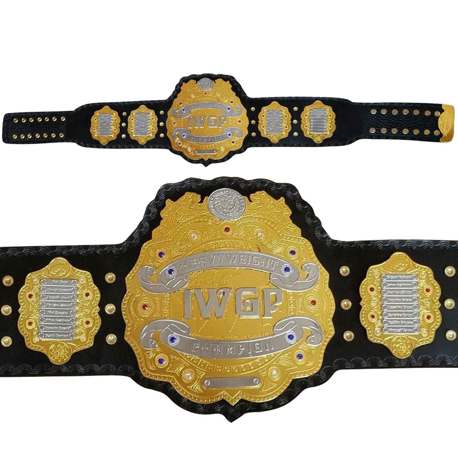 House Of Highland 77 Iwgp Heavyweight Championship Title Belt Gold Plated Adult Size Buy Online In Jamaica At Jamaica Desertcart Com Productid