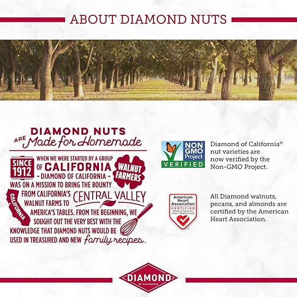 DIAMOND OF CALIFORNIA SALTED DARK CHOCOLATE WALNUT SNACK NUTS, 4 OZ.