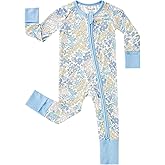 pureborn Baby Infant Boys Girls Sleeper Snug Fit Viscose from Bamboo Pajamas Zipper Pjs 0-24 Months