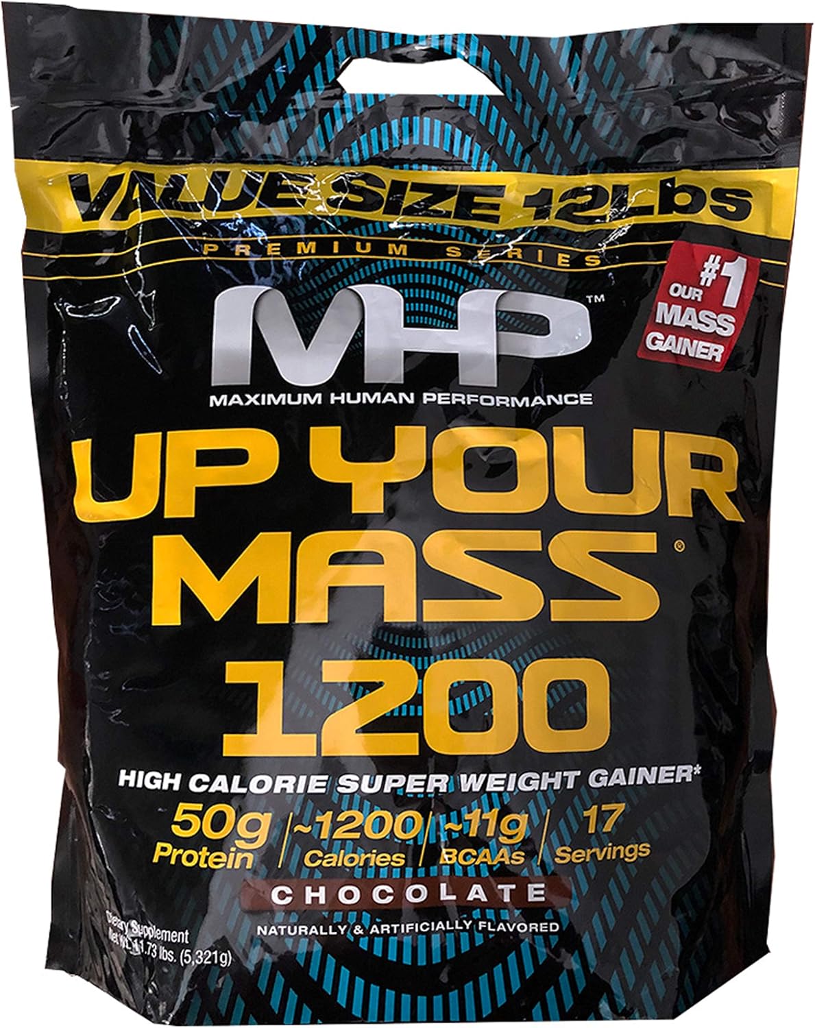 Mhp Up Your Mass 1200 Supplement Chocolate 5321 G Amazon Co Uk Health Personal Care