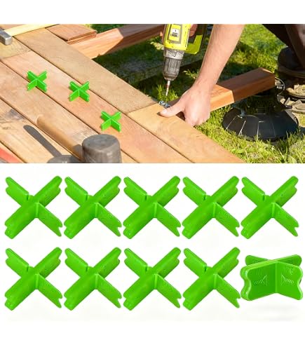 Hillman Deck Board Spacers - 2 Pack For Easy, Even Decking Installation