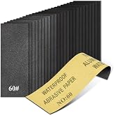 20PCS Sand Paper 60 Grit Sandpaper Sheets, 9 x 3.6 Inch Wet Dry Sandpaper Sheets, Sand Paper for Metal, Wood Furniture, Automotive and Crafts