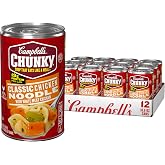 Campbell's Chunky Classic Chicken Noodle Soup, 18.6 oz Can (12 Pack)
