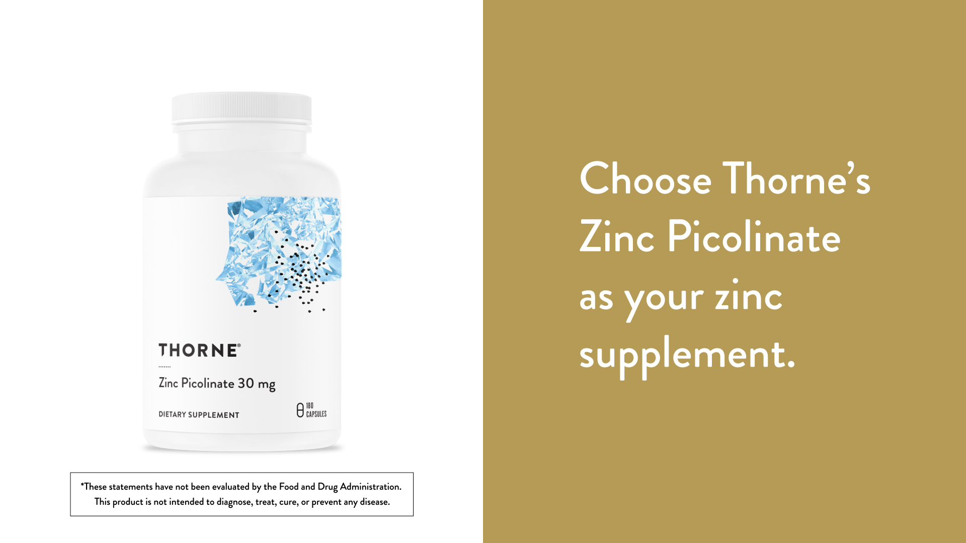 Thorne Research Zinc Picolinate 30 mg WellAbsorbed Zinc Supplement