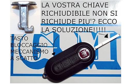 title=G.M. Production- 1502- TASTO BLOCCAGGIO SCATTO RICHIUDIBILE CHIAVE FIAT LANCIA