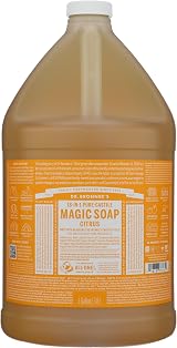 Dr Bronner's Citrus Pure-Castile Liquid Soap 3.79L