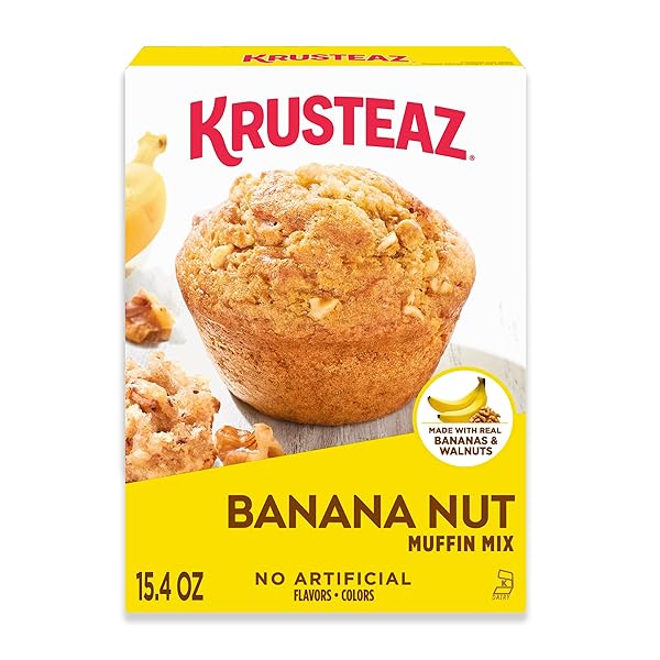 KRUSTEAZ BANANA NUT MUFFIN MIX, MADE WITH REAL...