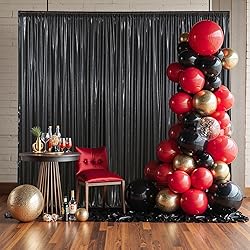 Outpain Thick 10 ft x 10 ft Black Sequin Backdrop