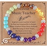 AHAETH Music Teacher Gift for Women Piano Violin Appreciation Jewelry Music Teacher Bracelet