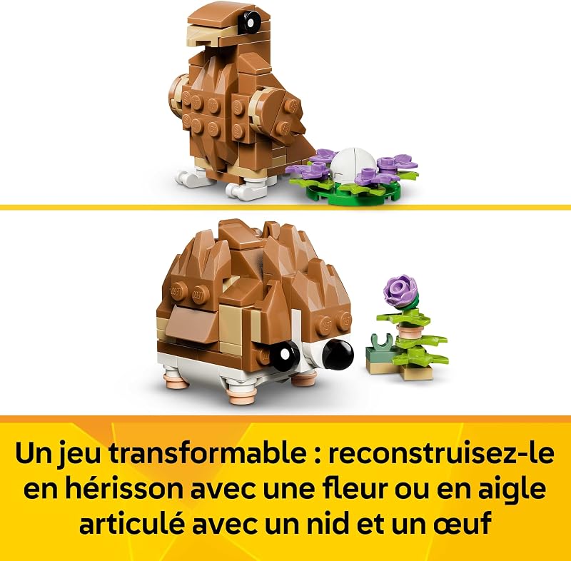 Creator 3-en-1 L’Adorable Hamster et la Fleur 31376