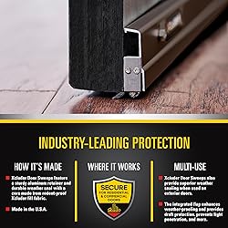 Xcluder 48 in. Standard Door Sweep, Dark Bronze