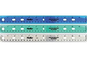 MAPED Helix Standard Ruler, 12 Inch / 30cm, Assorted Colors (13105)