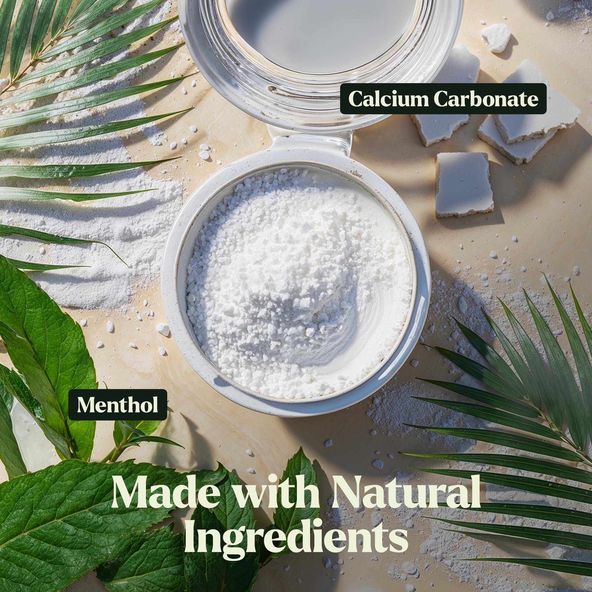 Lagunamoon Teeth Whitening Powder, 50g Bright Pearl Spearmint Flavor - Natural Teeth Whitening, Polish, Stain Remover - Alternative to Toothpaste, Tooth Powder for Sensitive Teeth