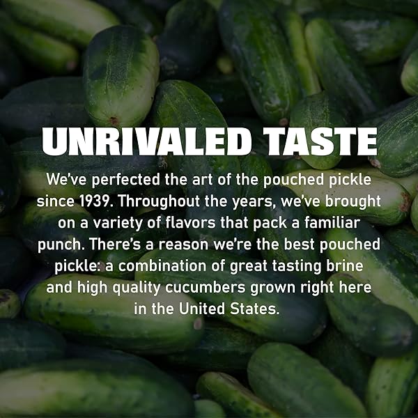 VAN HOLTEN’S PICKLES – JUMBO DILL PICKLE-IN-A-POUCH –