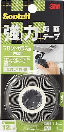 Amazon 3m スコッチ 強力両面テープ フロントガラス用 12mm 1 5m Kcw 12 日用品ギフトセット 通販