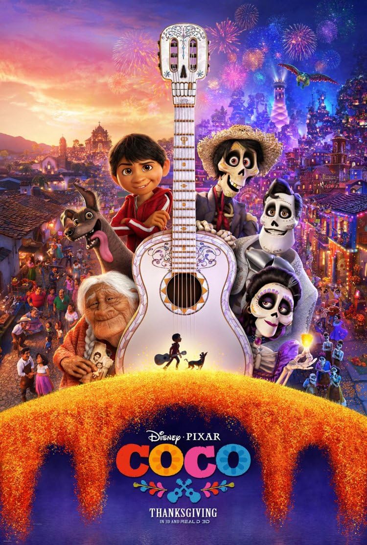 COCO MOVIE POSTER 2 Sided ORIGINAL FINAL 27x40 BENJAMIN BRATT DISNEY