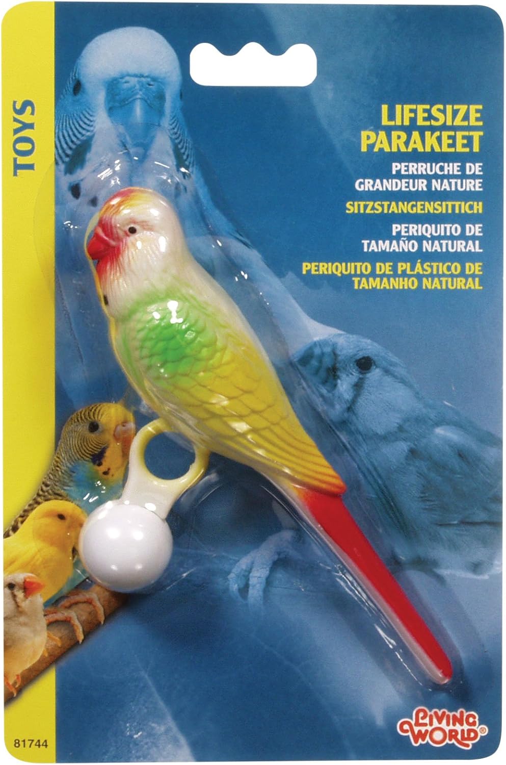 plastic parakeet