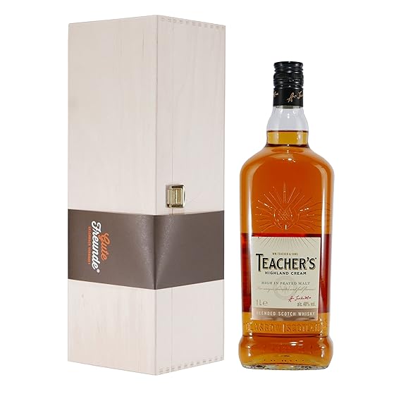 Teachers Highland Cream Blended Scotch Whisky mit Geschenk-HK