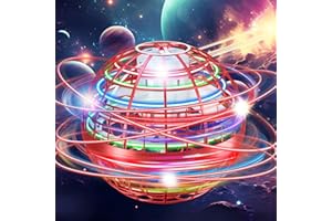 JOYGIFT Flying Orb Ball, 2024 Upgraded Flying Ball Toys, Hover Ball Cosmic Globe Ball with LED, Hand Controlled Drone Cool Toys Gift for 6 7 8 9 10 11 12+ Years Old Boy Girls Birthday Gift