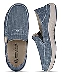 Mens Slip On Shoes, Canvas Loafers with Arch