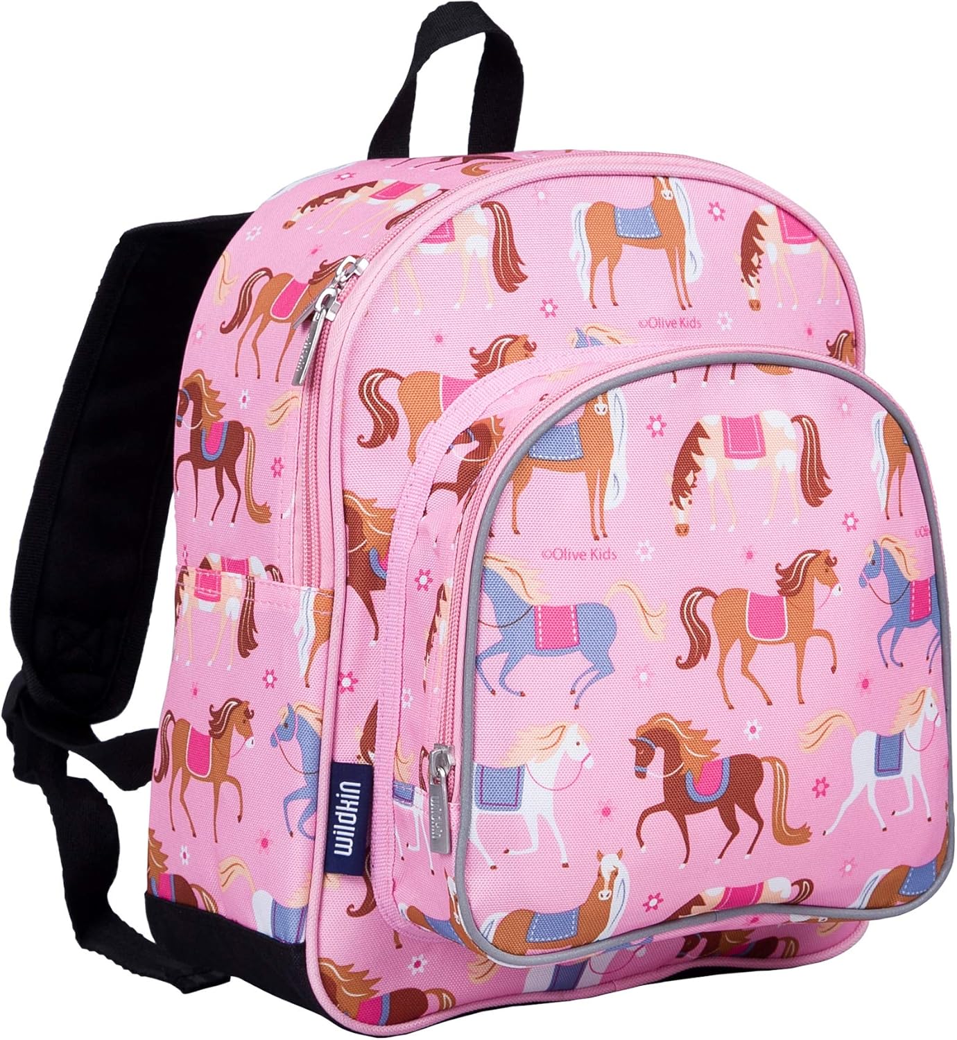 Olive Kids 40708 Horses 12 Inch Backpack Pack 'n Snack, One Size