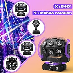 180W Moving Head Light 18 LEDs RGBW Moving Head