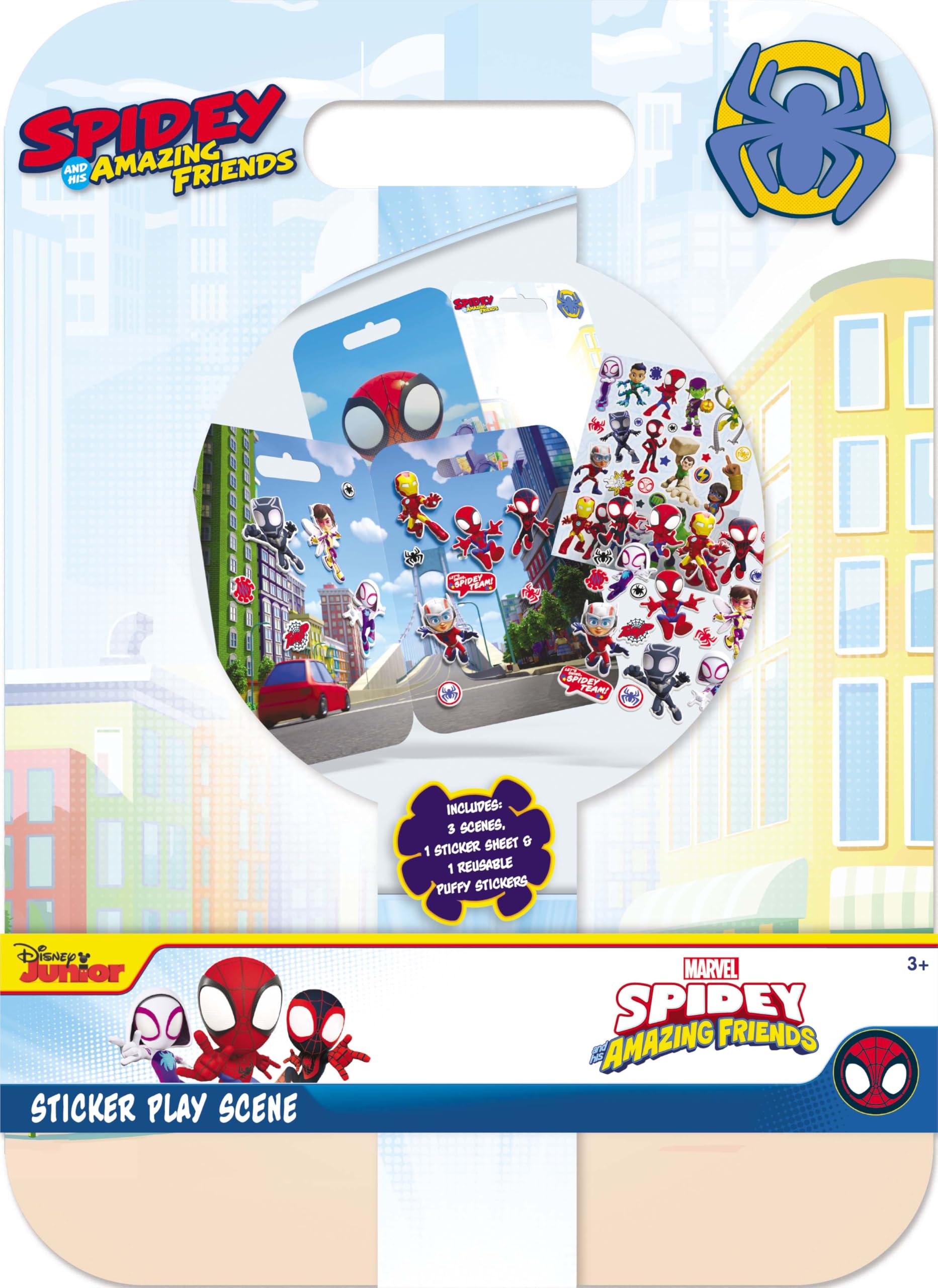 Creative Kids Craft Set Spidey & Friends Sticker Play Scene