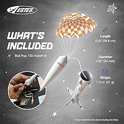 Estes 7000 Bull Pup 12D Rocket-Building