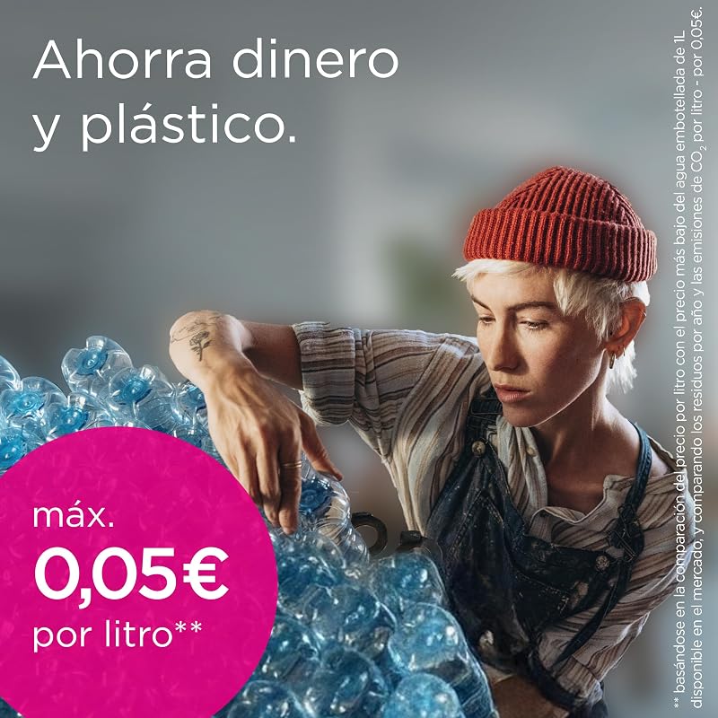 Cartucho de filtro de água de 6 pacotes brita maxtra pro all-in-1 - substituição original da brita que reduz impurezas, cloro, pesticidas e calcário para uma água da torneira com melhor sabor