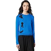 Prabal Gurung Collective Rent The Runway Pre-Loved Cerulean Applique Sweater