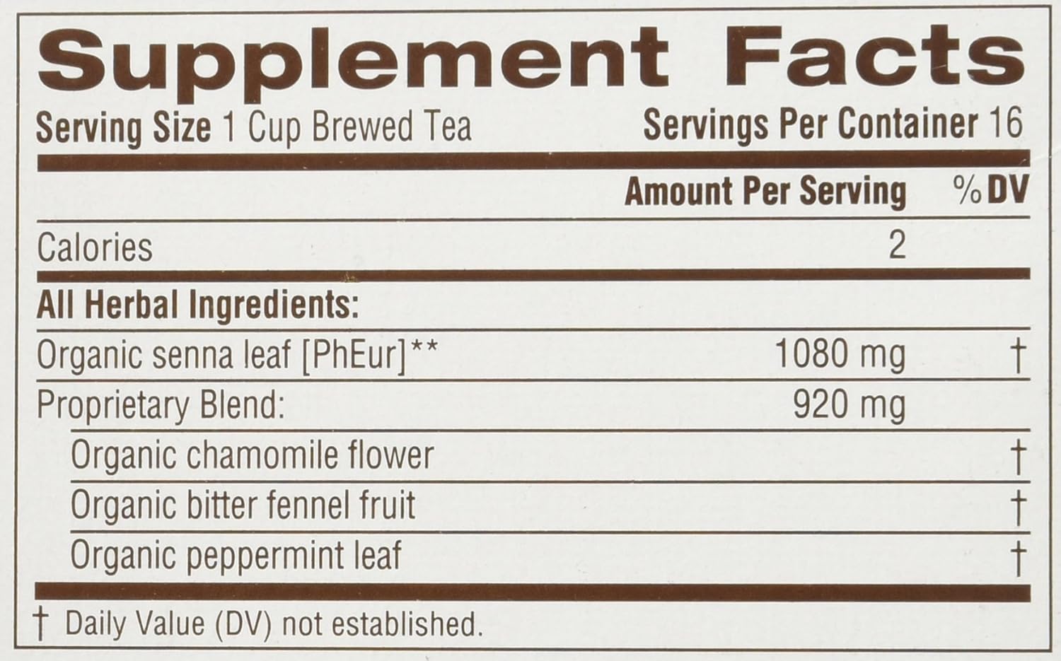 Traditional Medicinals Organic Smooth Move Chamomile 16 Ct: Health & Personal Care