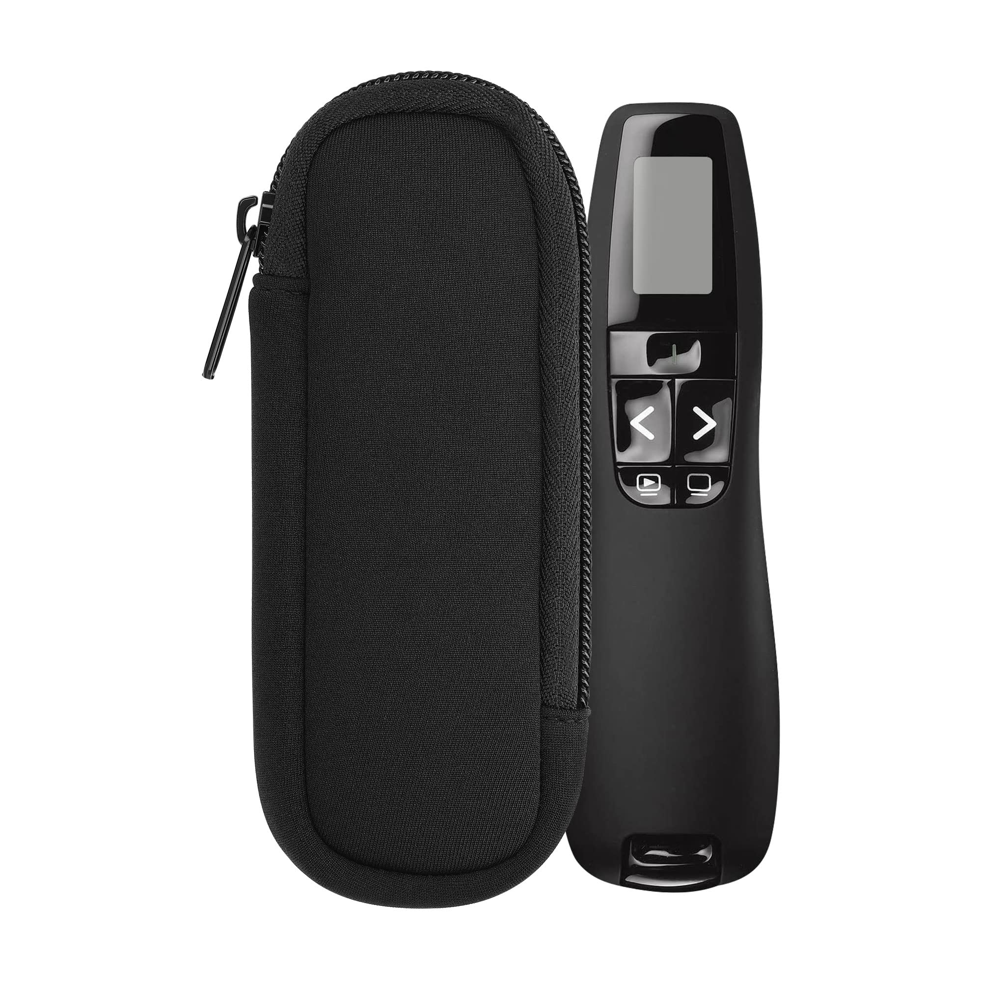 kwmobile Neoprene Laser Pointer Case Compatible with Universal Laser Pointer - Inside Size 14.5 x 5 cm - Black