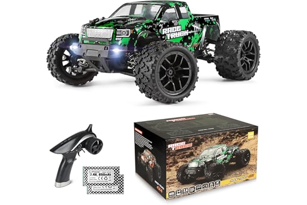 HAIBOXING 1:18 Scale All Terrain RC Car 18859, 36 KPH High Speed 4WD Electric Vehicle with 2.4 GHz Remote Control, 4X4 Waterp